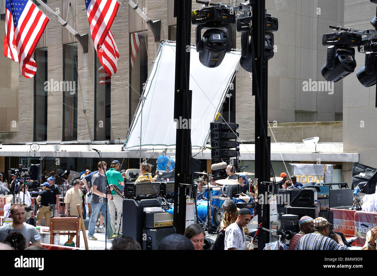 Le riprese in New York City, Stati Uniti d'America Foto Stock