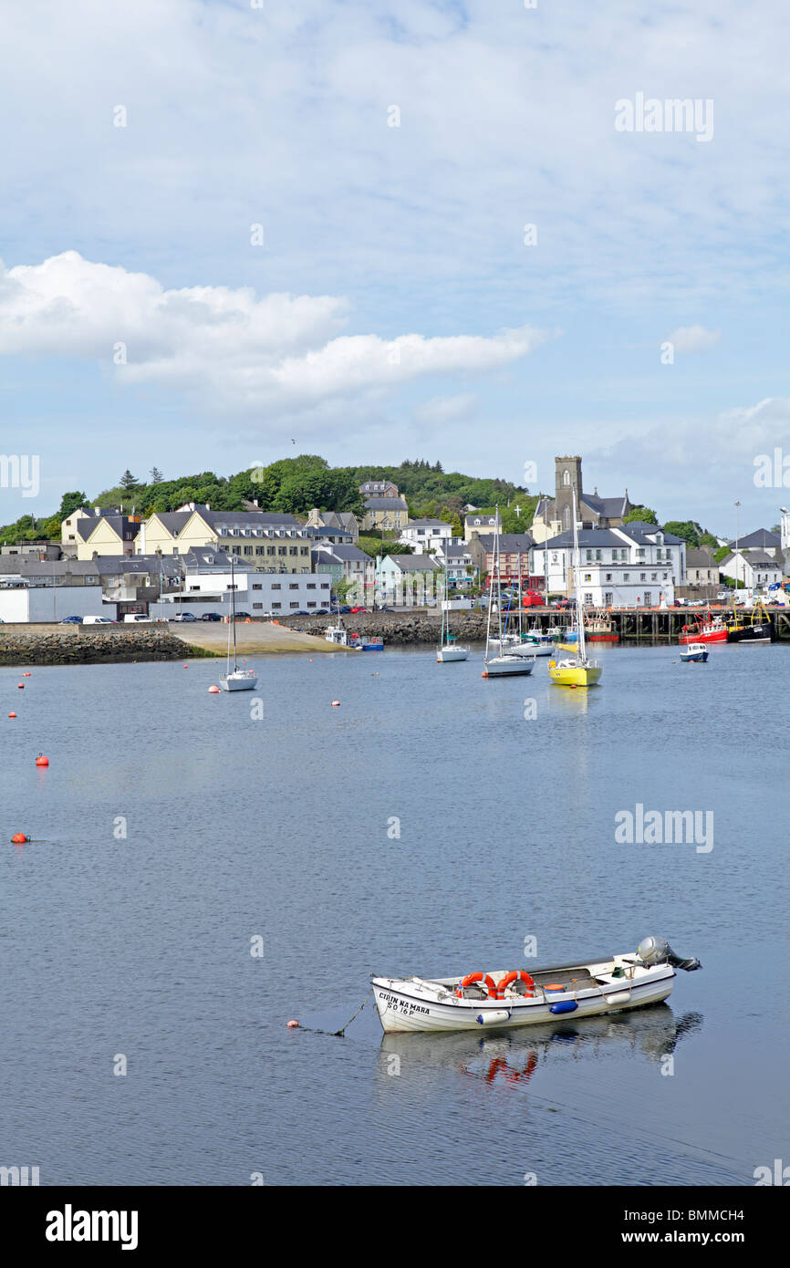 Porto di pesca di Killybegs, County Donegal, Repubblica di Irlanda Foto Stock