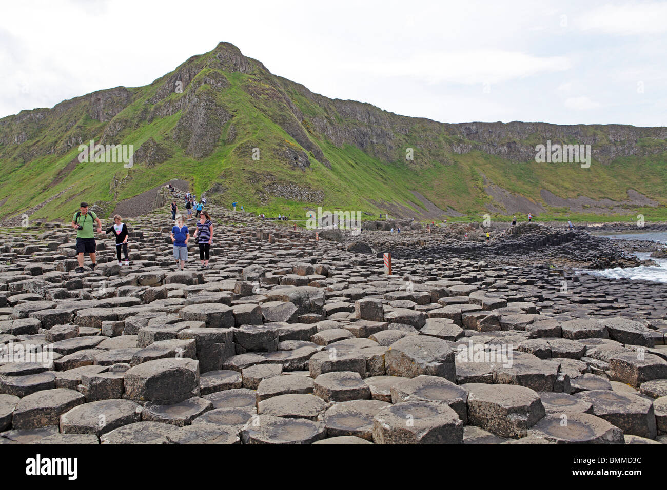 Giant's Causeway, Co. Antrim, Irlanda del Nord Foto Stock