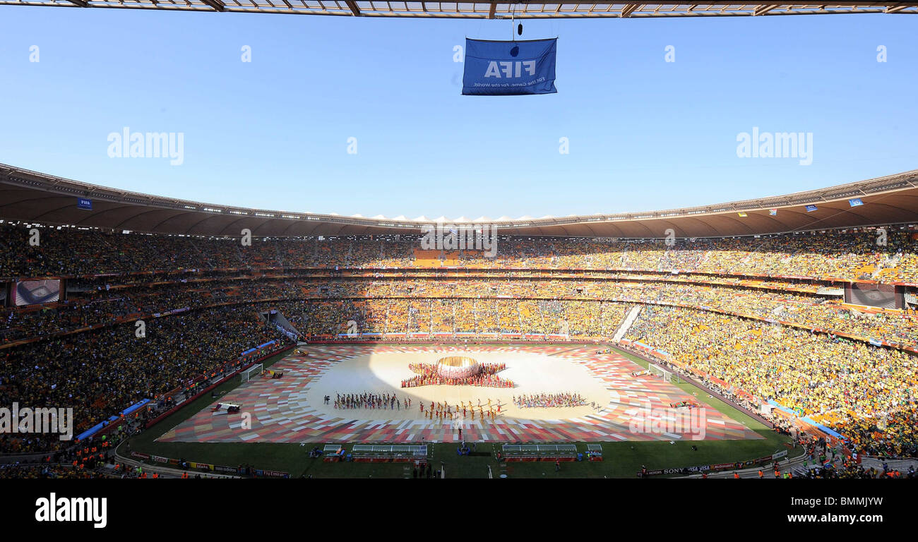 Cerimonia di apertura SUD AFRICA V MESSICO SOCCER CITY SOUTH AFRICA 11 Giugno 2010 Foto Stock