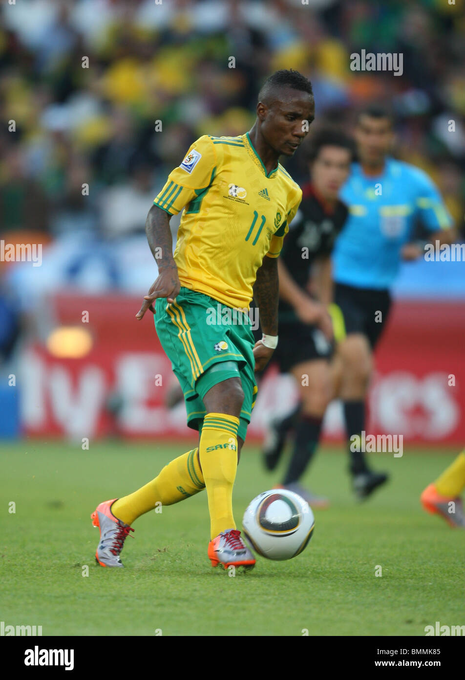 TEKO MODISE SUD AFRICA V MESSICO SOCCER CITY Johannesburg Sudafrica 11 Giugno 2010 Foto Stock