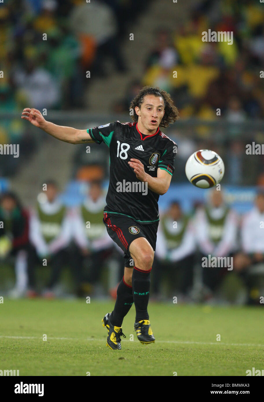 ANDRES GUARDADO SUD AFRICA V MESSICO SOCCER CITY Johannesburg Sudafrica 11 Giugno 2010 Foto Stock