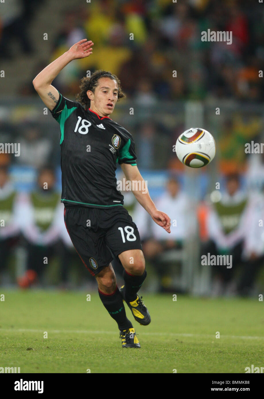 ANDRES GUARDADO SUD AFRICA V MESSICO SOCCER CITY Johannesburg Sudafrica 11 Giugno 2010 Foto Stock