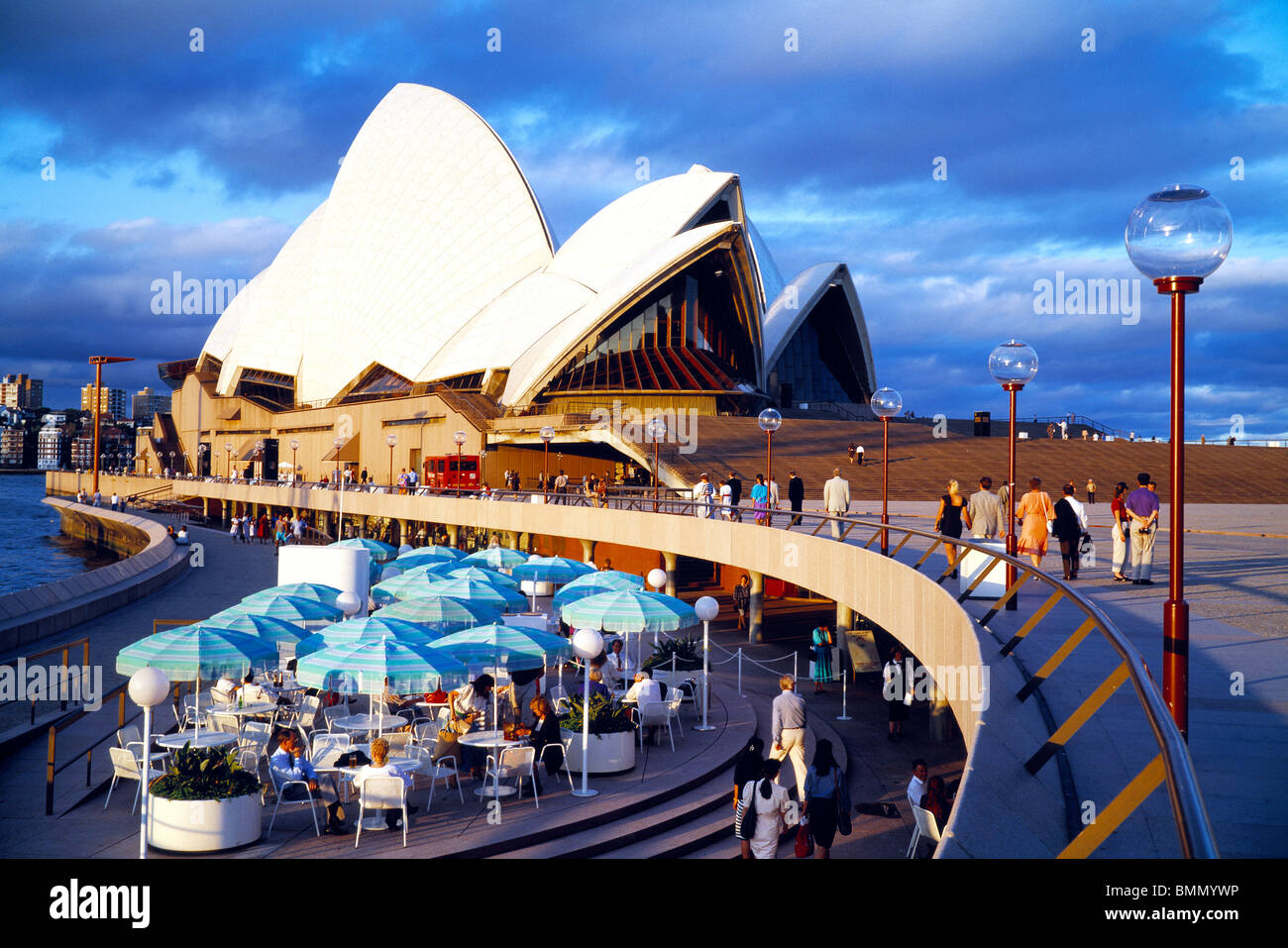 Sydney Opera House, crepuscolo Foto Stock