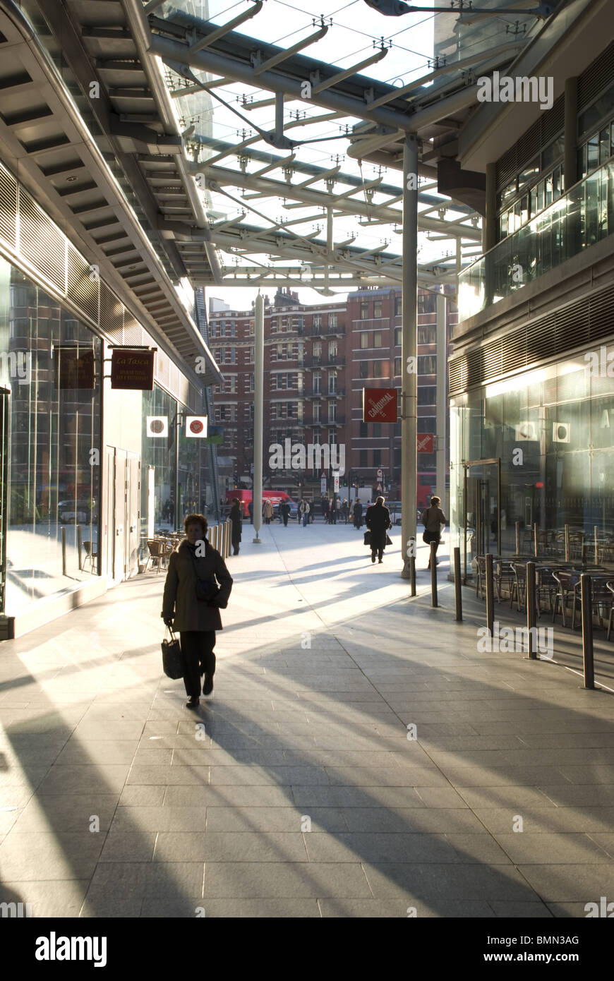 Il Cardinale posto, Victoria Street Shopping Mall Foto Stock