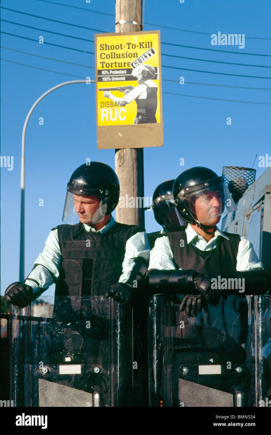 RUC polizia in Irlanda del Nord Foto Stock