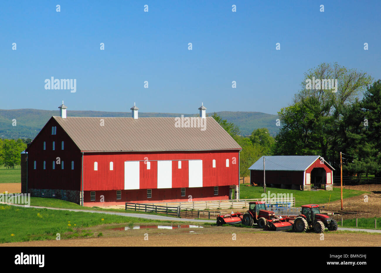 La Fattoria di Thomas, Monocacy National Battlefield Park, Frederick, Maryland, Stati Uniti d'America Foto Stock