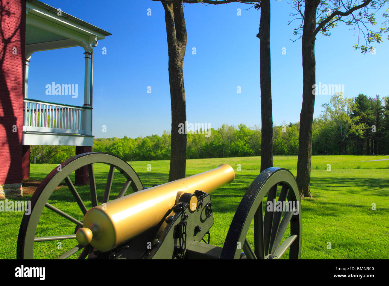 La Worthington Farm House, Monocacy National Battlefield Park, Frederick, Maryland, Stati Uniti d'America Foto Stock