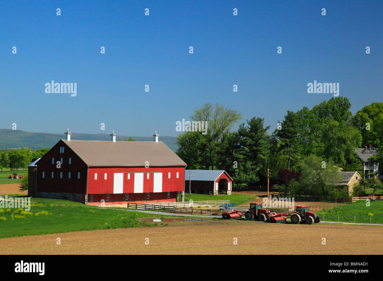 La Fattoria di Thomas, Monocacy National Battlefield Park, Frederick, Maryland, Stati Uniti d'America Foto Stock