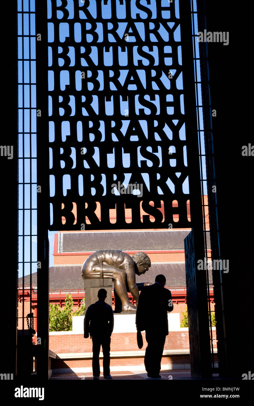 British Library Eduardo Paolozzi esterno Foto Stock