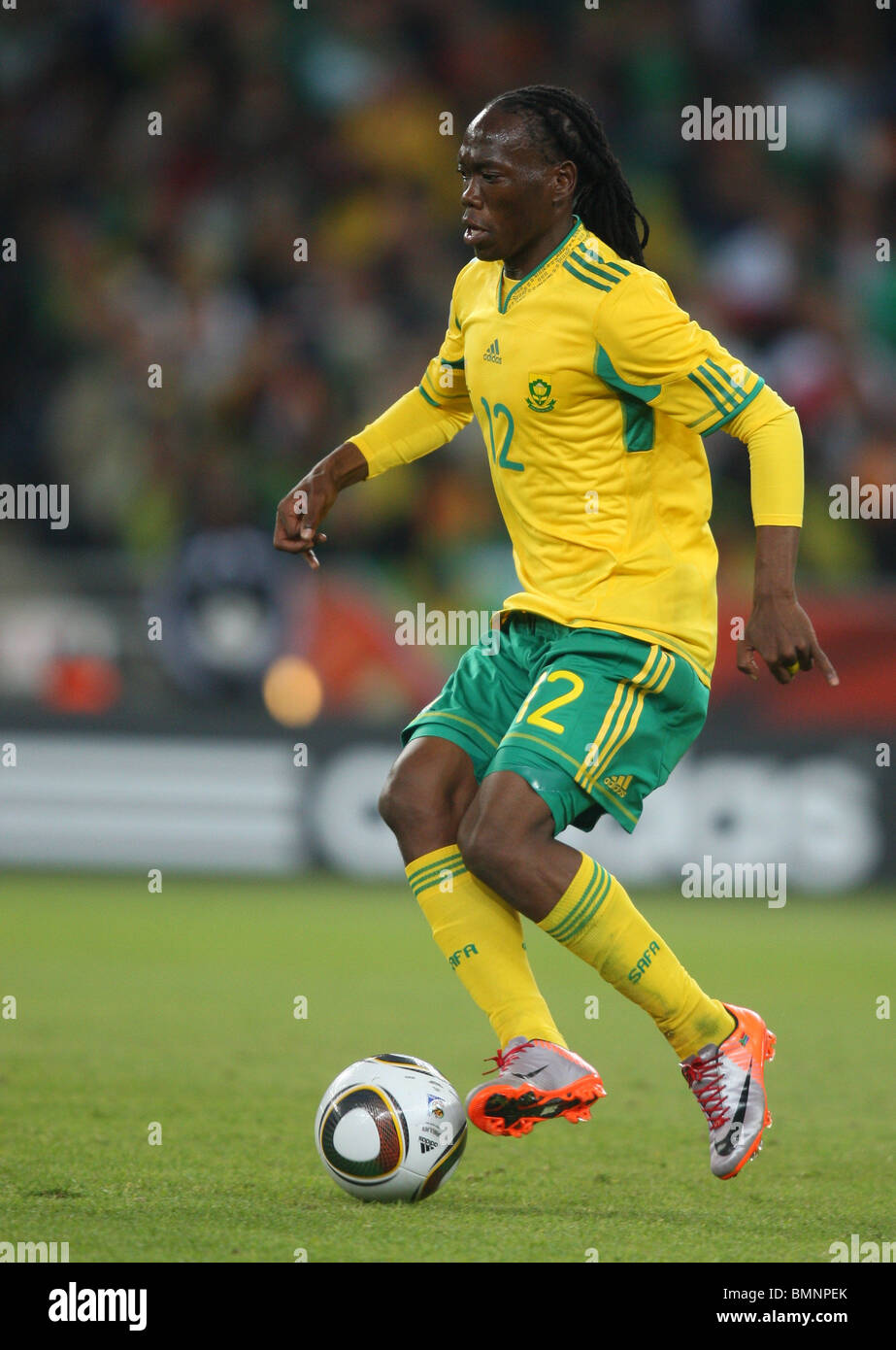 RENEILWE LETSHOLONYANE SUD AFRICA V MESSICO SOCCER CITY Johannesburg Sudafrica 11 Giugno 2010 Foto Stock