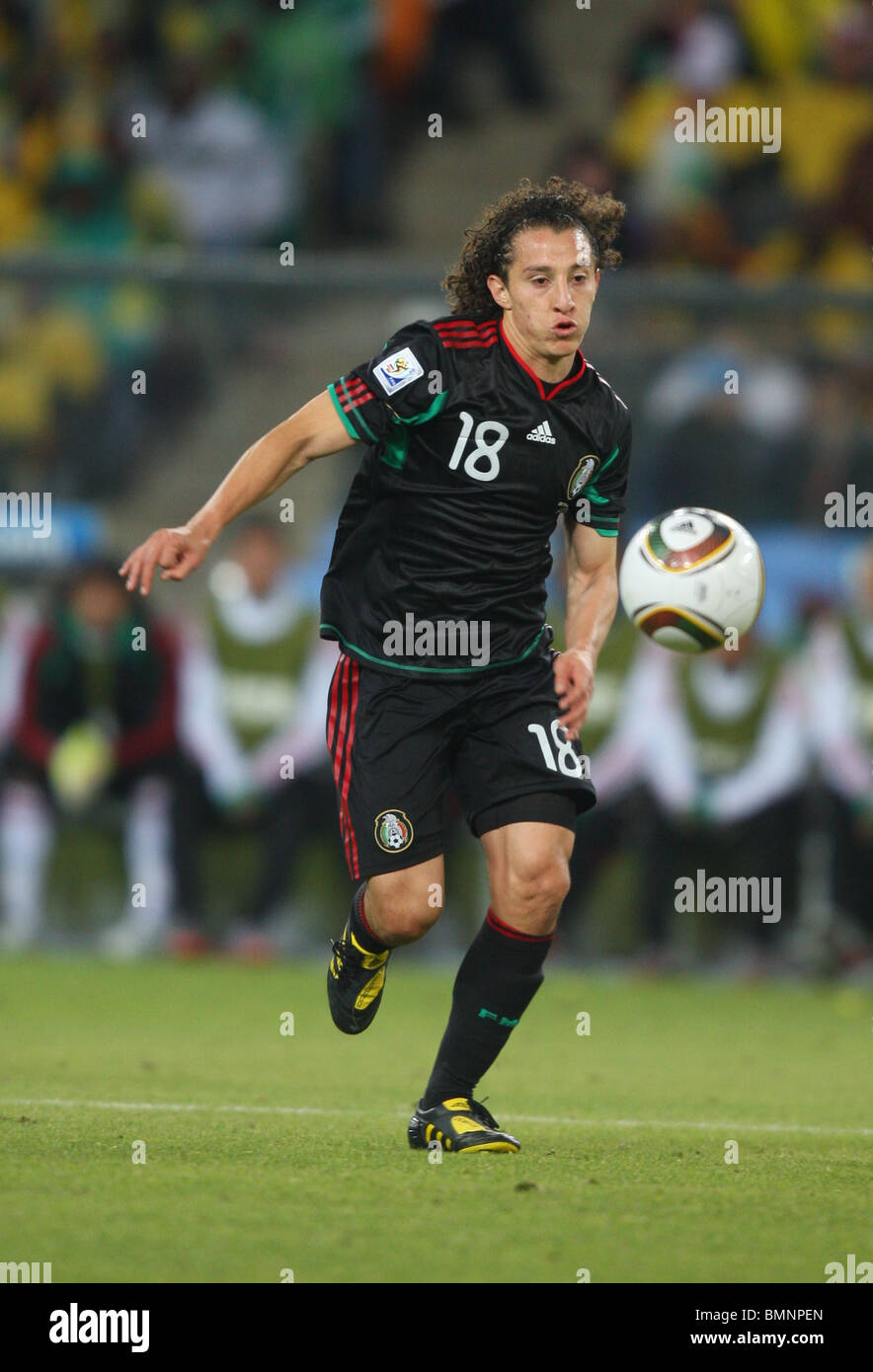 ANDRES GUARDADO SUD AFRICA V MESSICO SOCCER CITY Johannesburg Sudafrica 11 Giugno 2010 Foto Stock