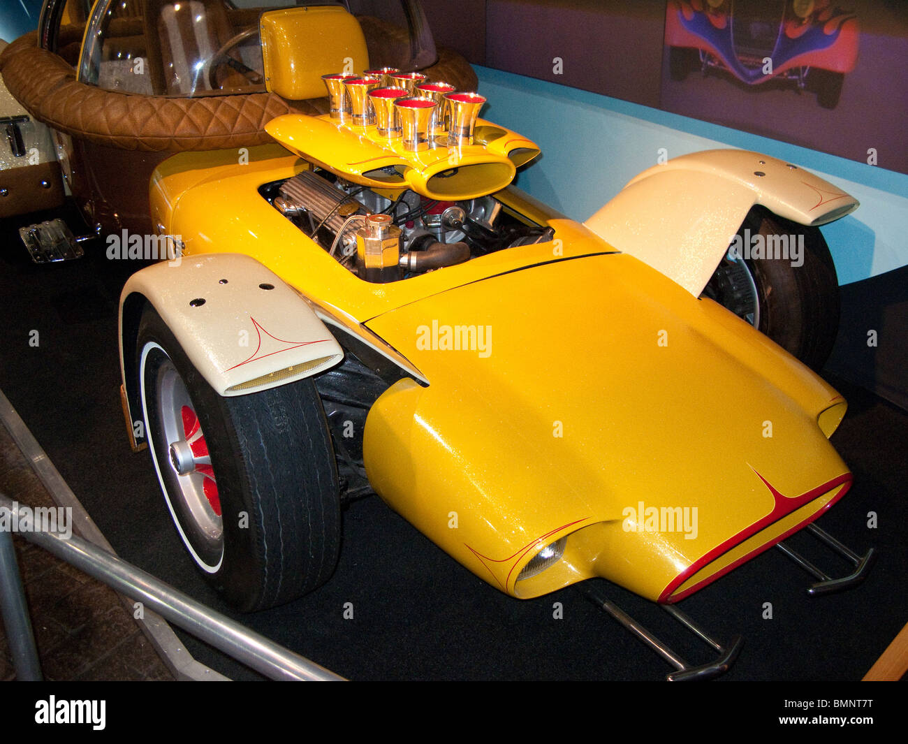 Personalizzati e ri-lavorato auto in Beaulieu Motor Museum, Hampshire Foto Stock