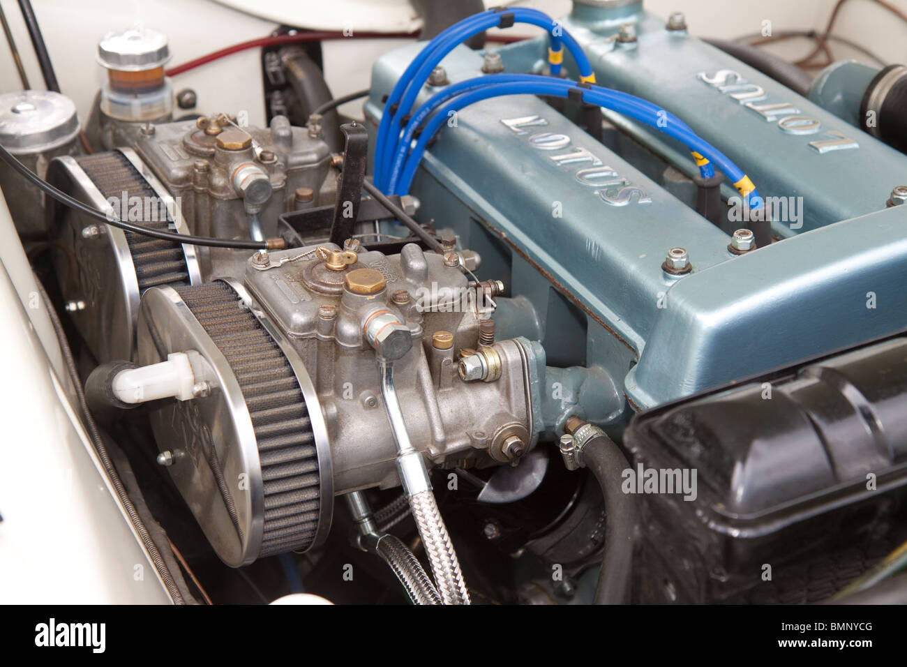 Motore di una Ford Lotus Cortina MK1 Foto Stock