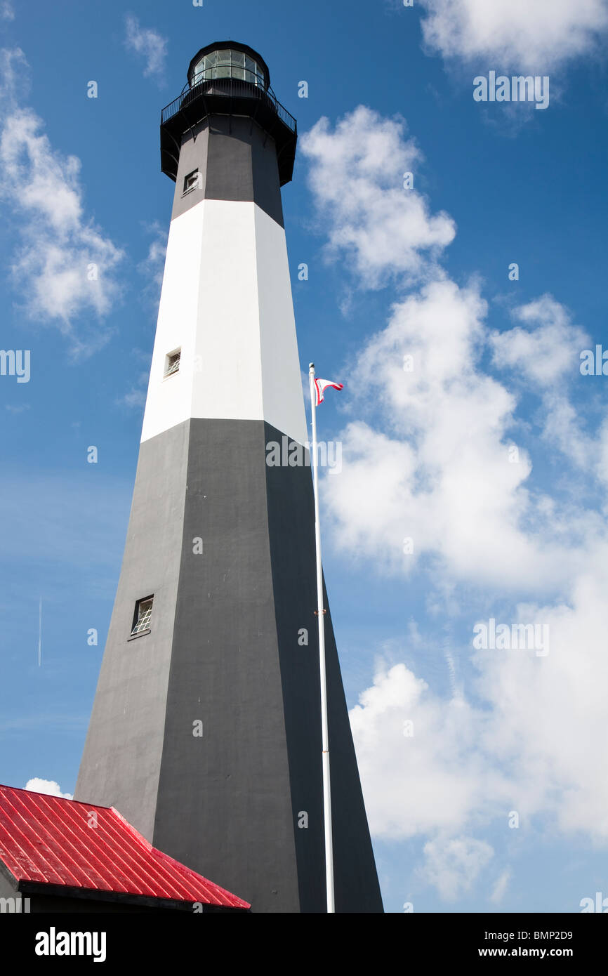 Tybee Island Lighthouse, Savannah GA Foto Stock
