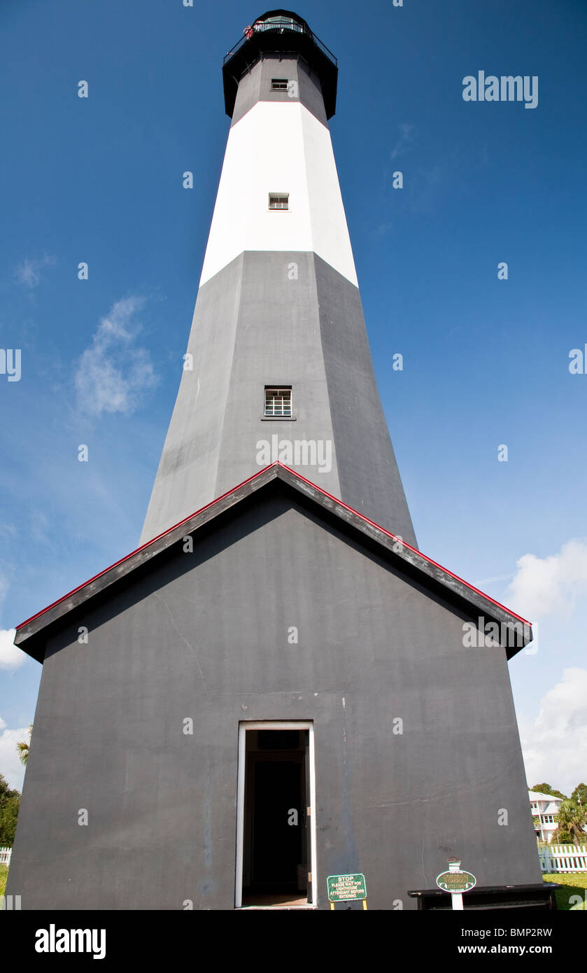Tybee Island Lighthouse, Savannah GA Foto Stock