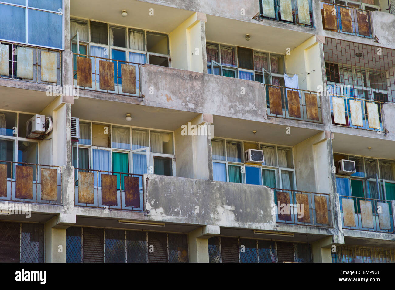 Architettura socialista a Maputo, Mozambico. Foto Stock