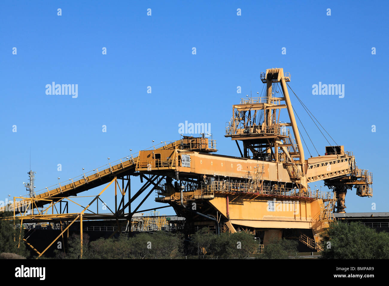 Bulkloader presso il porto di Newcastle, Nuovo Galles del Sud, Australia. Foto Stock