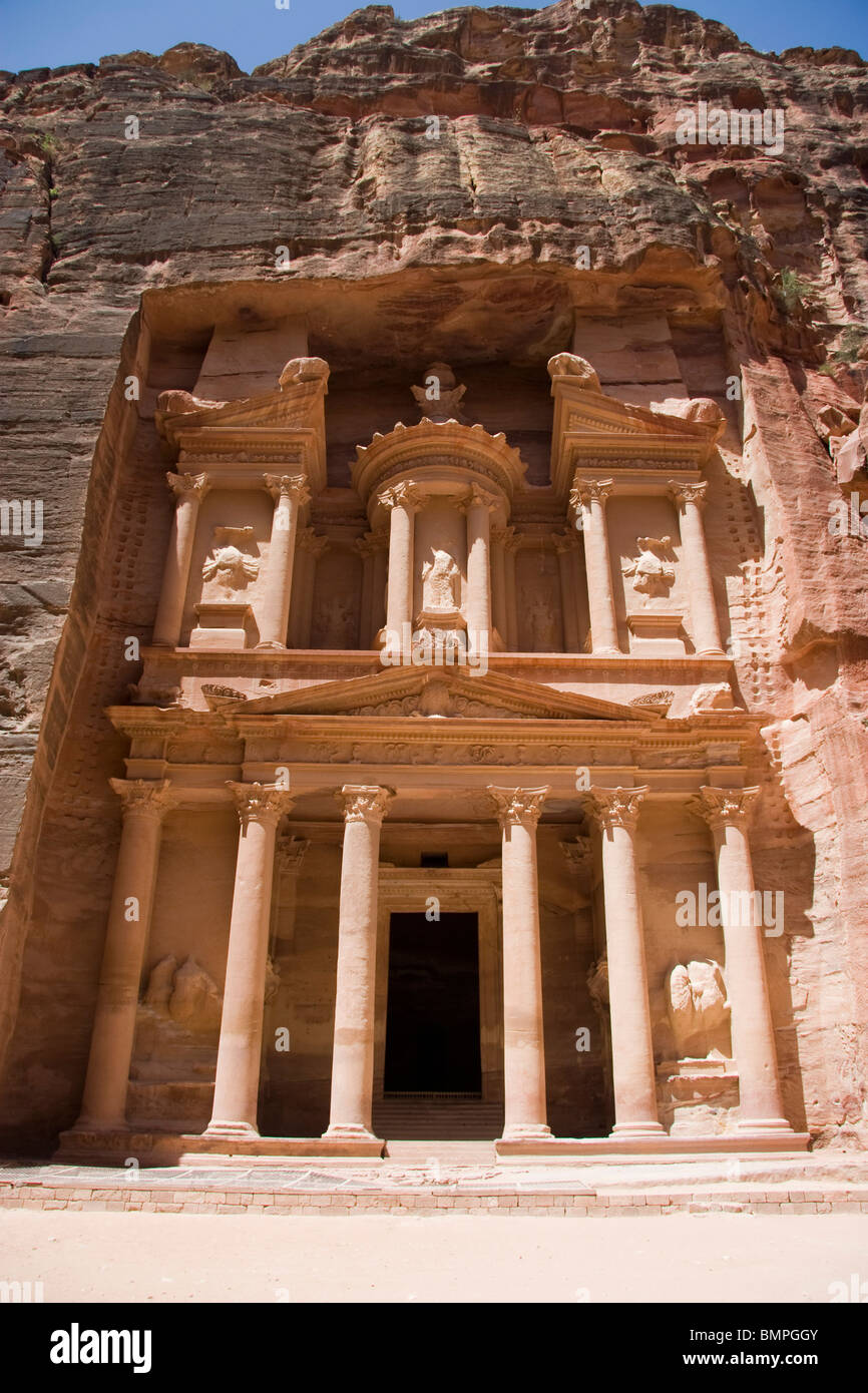 Il Tesoro, Petra, Giordania Foto Stock