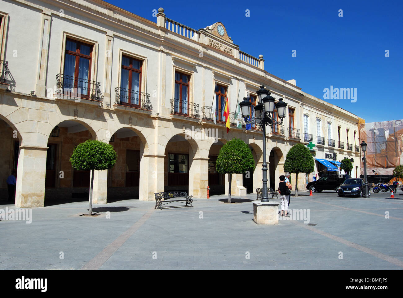 Parador, Ronda, provincia di Malaga, Andalusia, Spagna, Europa occidentale. Foto Stock