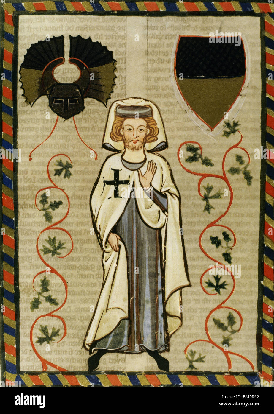Der Tannhauser (1200-1305). Codex Manesse. Foto Stock
