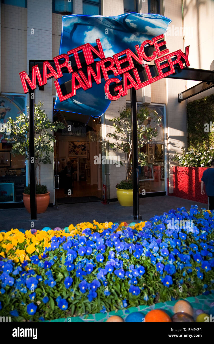 'Martin Lawrence Gallery' Shop in Studios Universal Citywalk, Los Angeles, Stati Uniti d'America Foto Stock