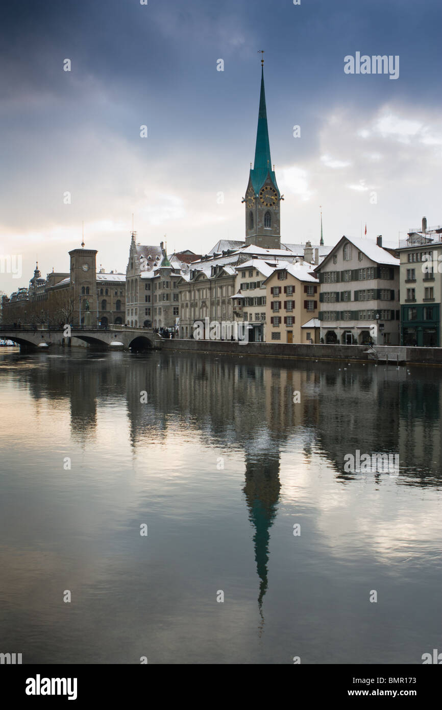 Limmat, Zürich, Svizzera Foto Stock