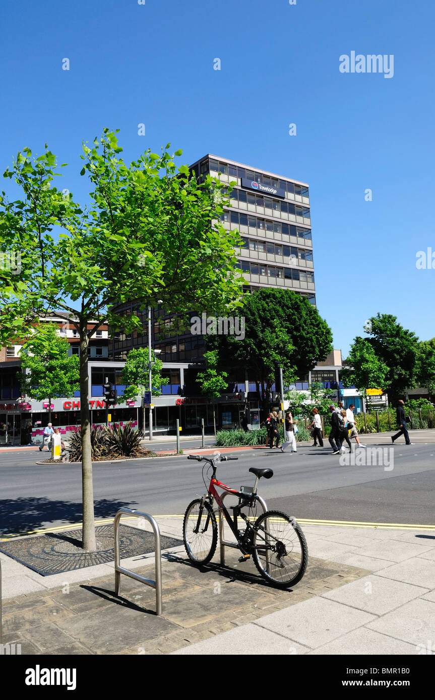 Travel Lodge hotel ,Maid Marion modo Nottingham Inghilterra. Foto Stock