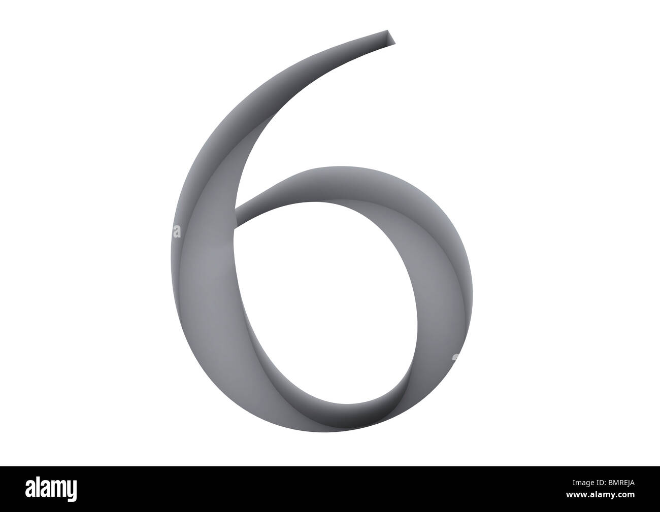 numero sei 6 Foto Stock