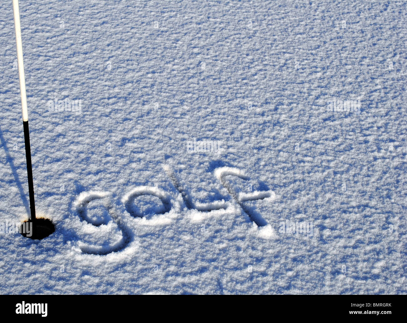 neve di golf Foto Stock