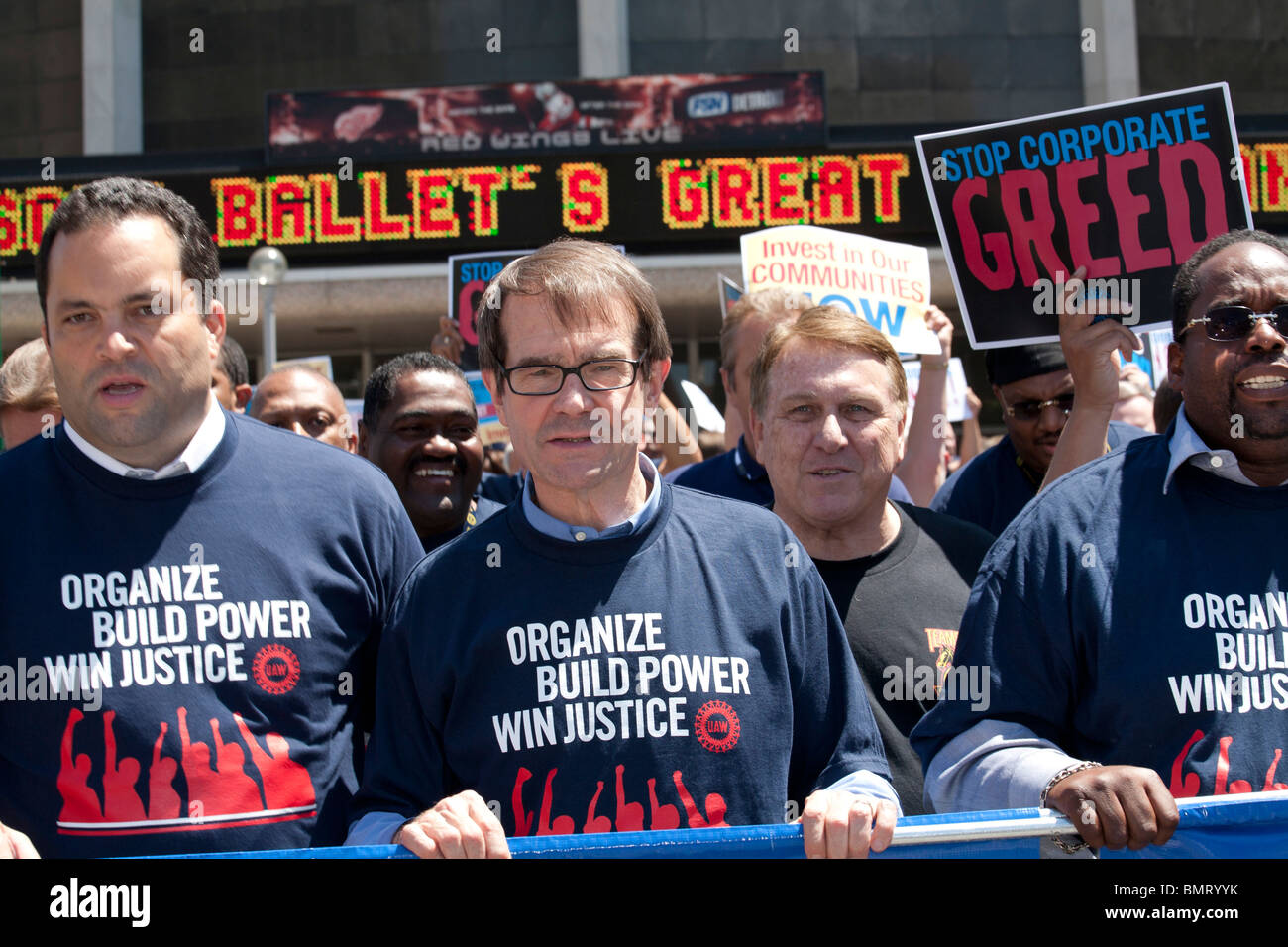 UAW Presidente Bob King Foto Stock