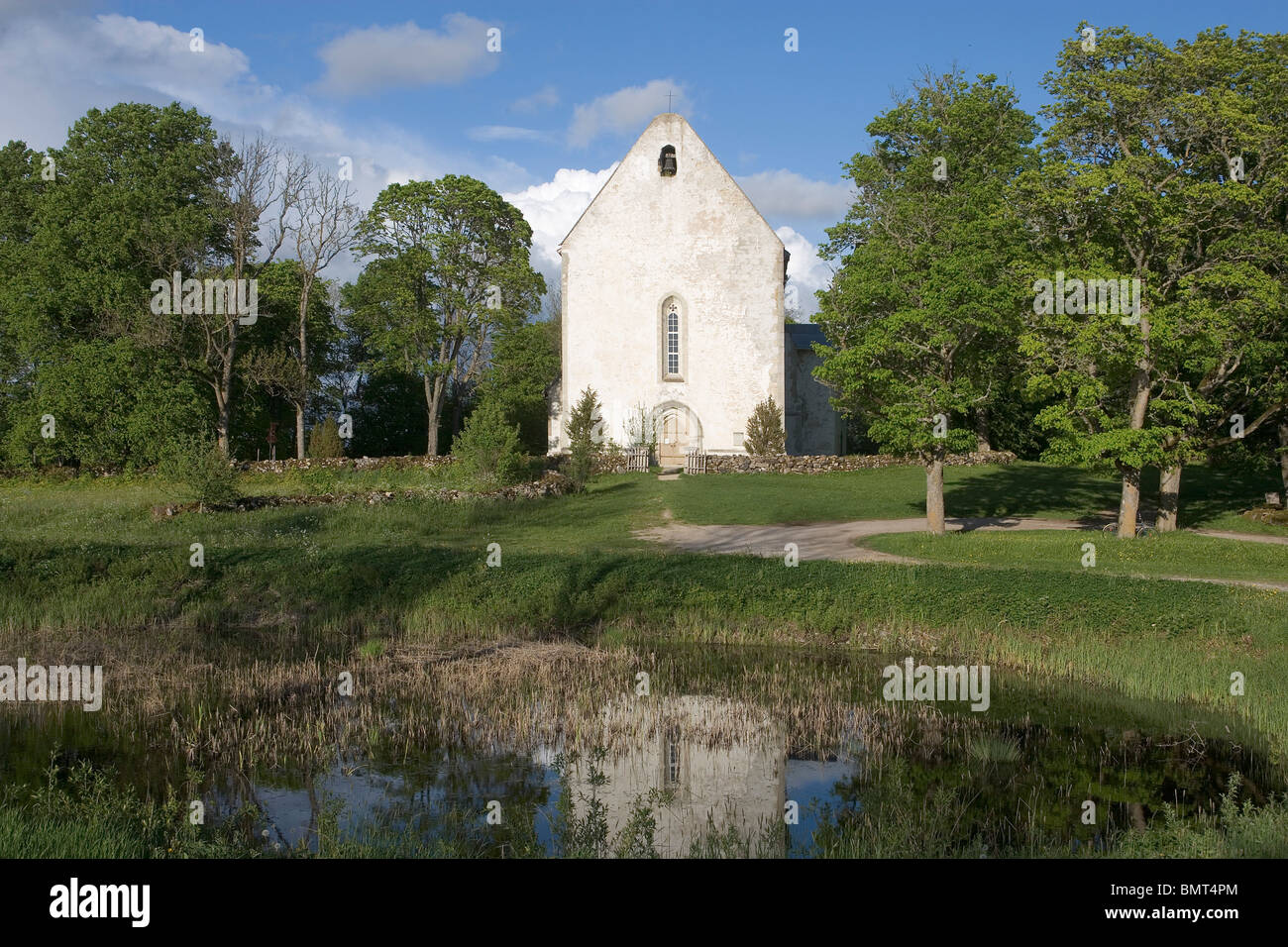 Estonia,Saaremaa Island,Karja,Chiesa,13th-14 secolo,la Chiesa tedesca Foto Stock