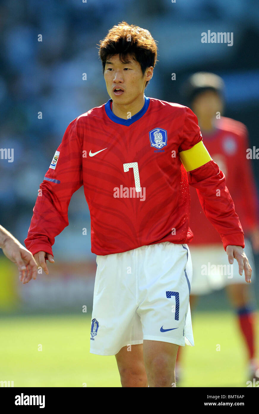 PARK JI Sung Corea Repubblica Soccer City Stadium SUD AFRICA 17 Giugno 2010 Foto Stock