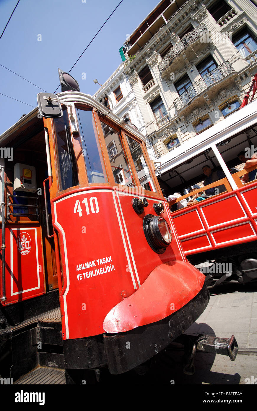 Istanbul tram 2009 Foto Stock