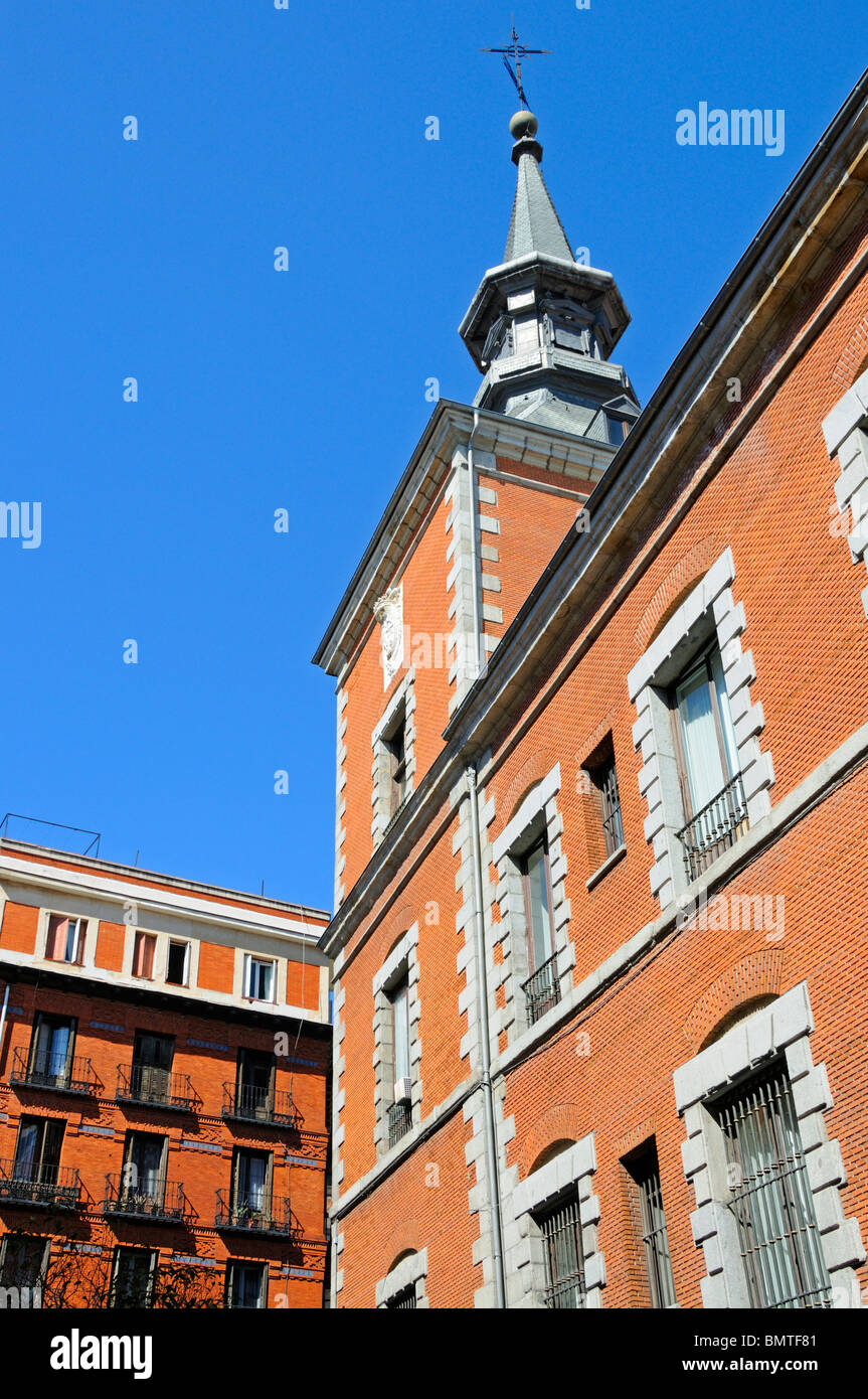 Madrid, Spagna. Palacio de Santa Cruz / Palazzo di Santa Croce, Plaza de la Provincia: Habsburg Palazzo, oggi Ministero degli Affari Esteri Foto Stock