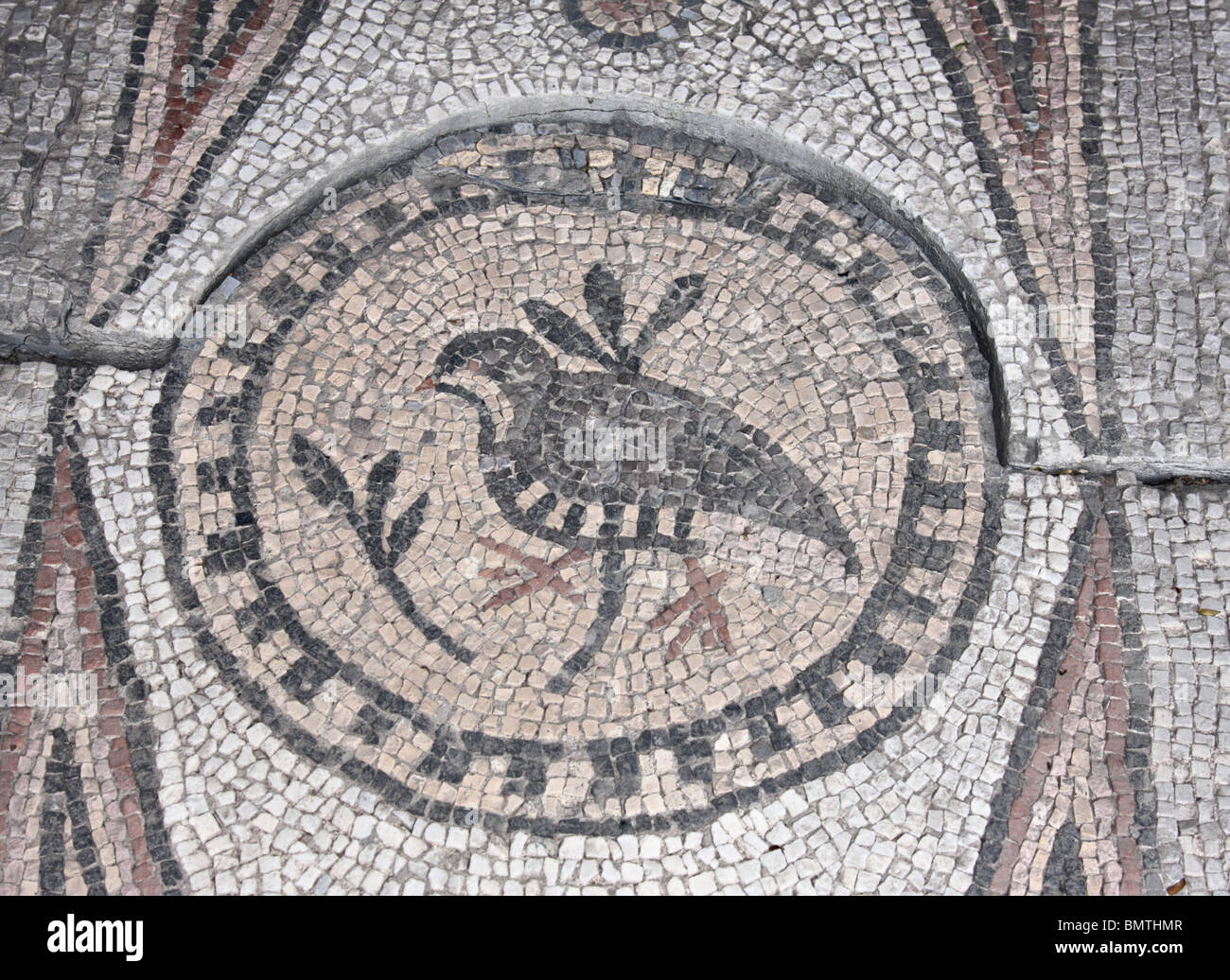 Il greco antico mosaico Foto Stock