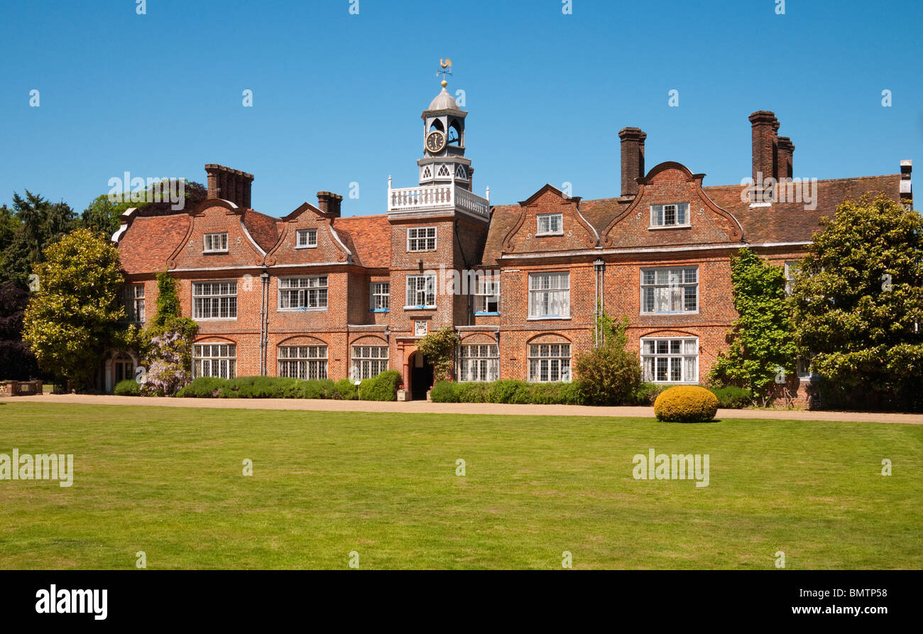 Rothamsted Manor, nella motivazione della Rothamsted Research, vicino a Harpenden, Hertfordshire, Regno Unito Foto Stock