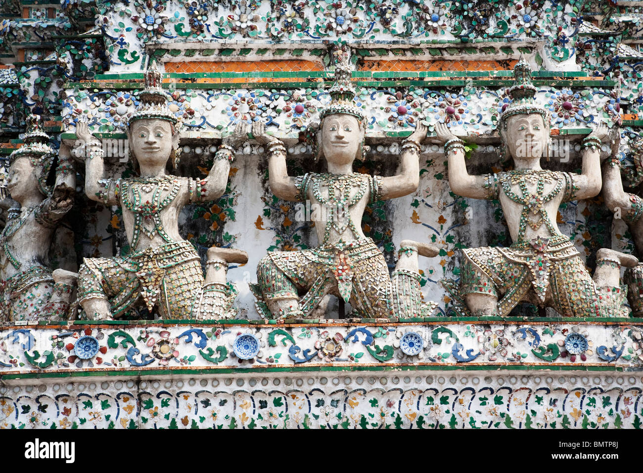 Thailandia, Bangkok Yai distretto, Arun tempio (Wat Arun Ratchawararam) Foto Stock