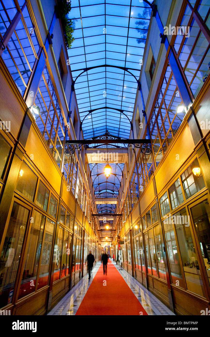 Parigi, Passage DU GRAND CERF Foto Stock