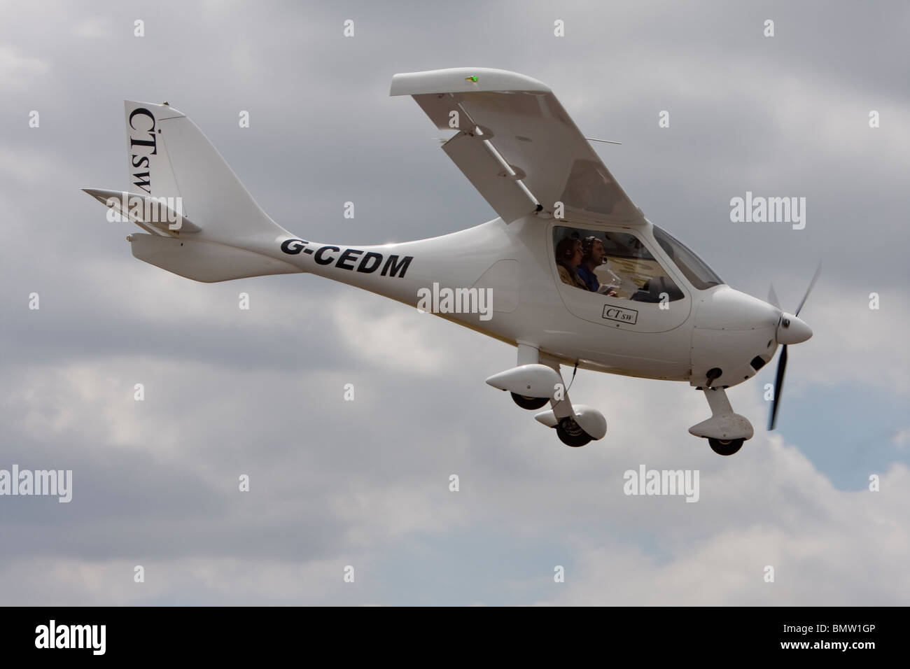 Flight Design CTSW ultraleggero, G-CEDM, a Wickenby Foto Stock