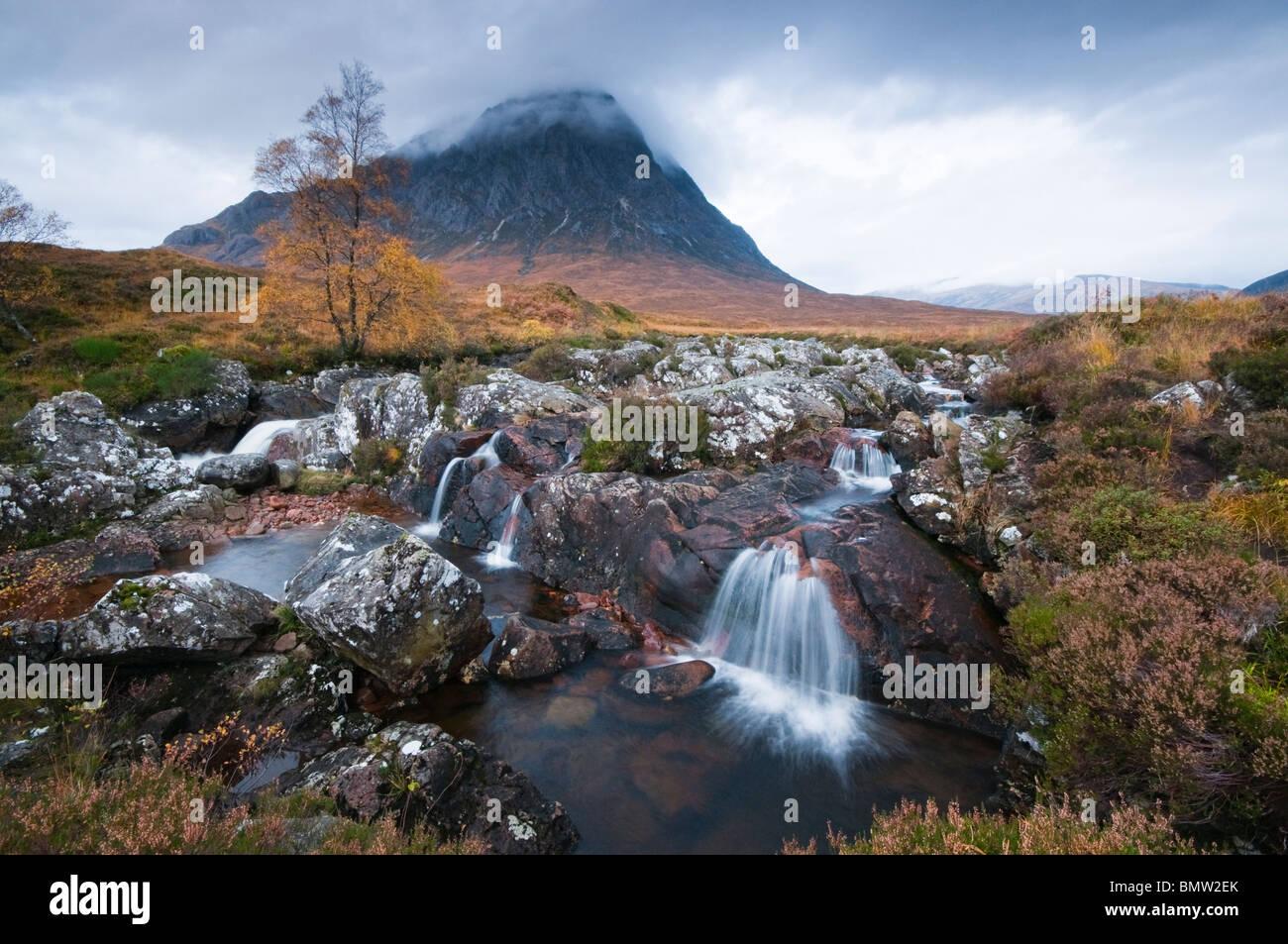 Buchaille Etive mor all'alba Scozia Scotland Foto Stock