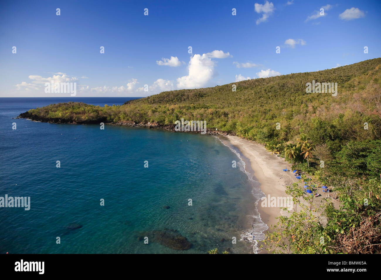 Caraibi, St Lucia, Anse Cochon Beach Foto Stock