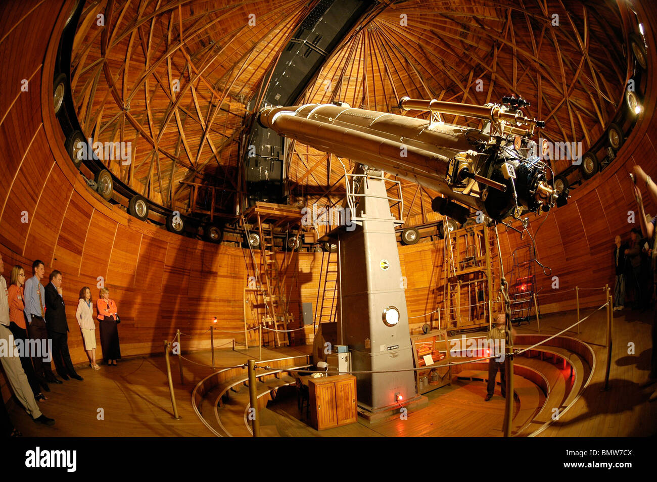 Lowell Observatory telescope, Flagstaff, Arizona Foto Stock