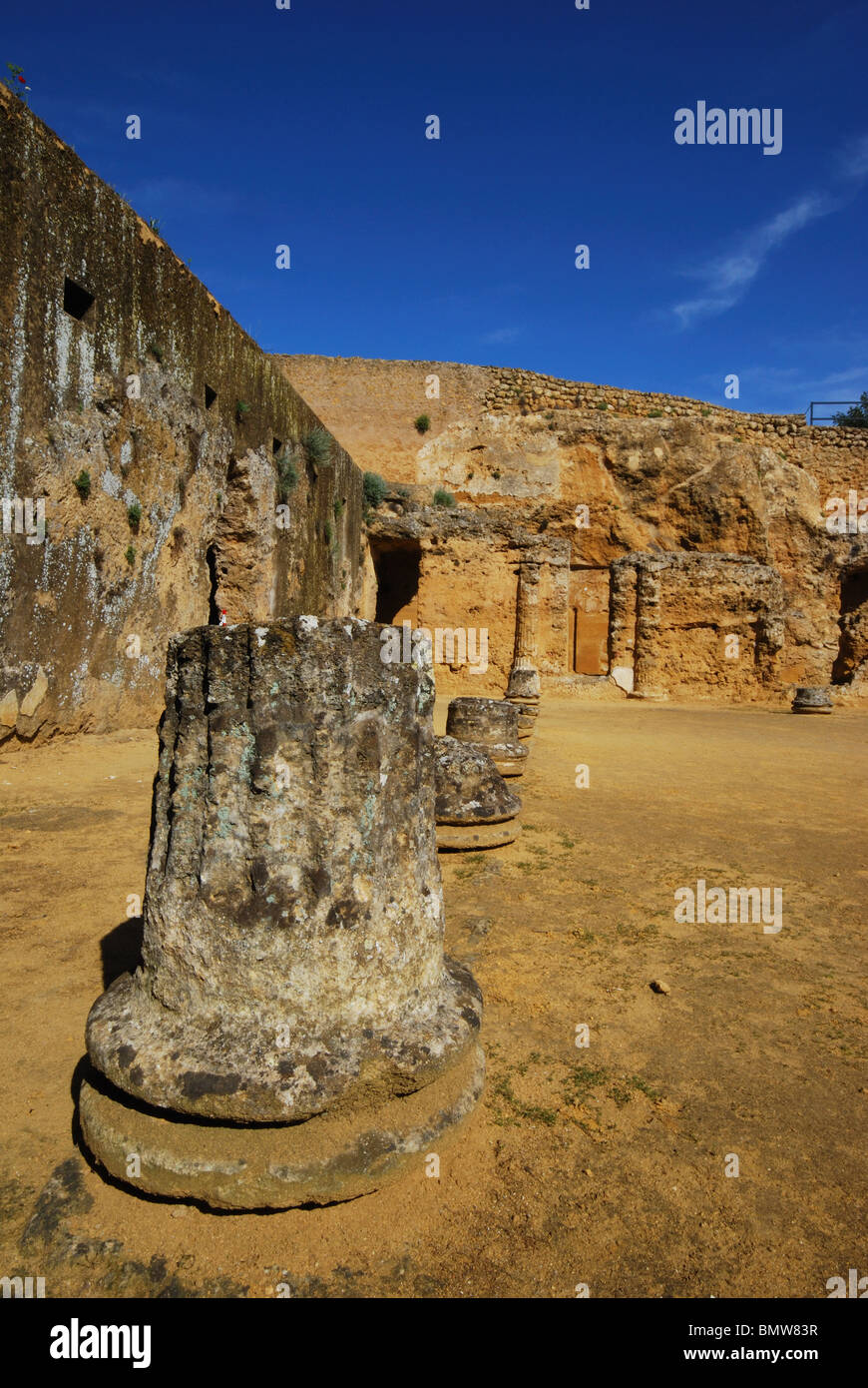 Pre tomba romana di Servilia, complesso archeologico , Carmona, provincia di Siviglia, in Andalusia, Spagna, Europa occidentale. Foto Stock
