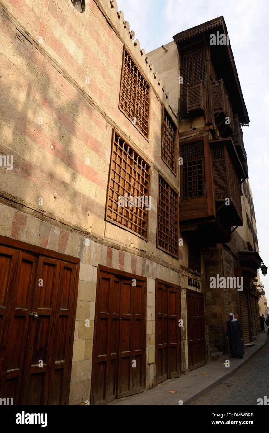 Culturale e storico edificio in Cairo islamico, eccezionale architettura egizia , cairo , Egitto Foto Stock