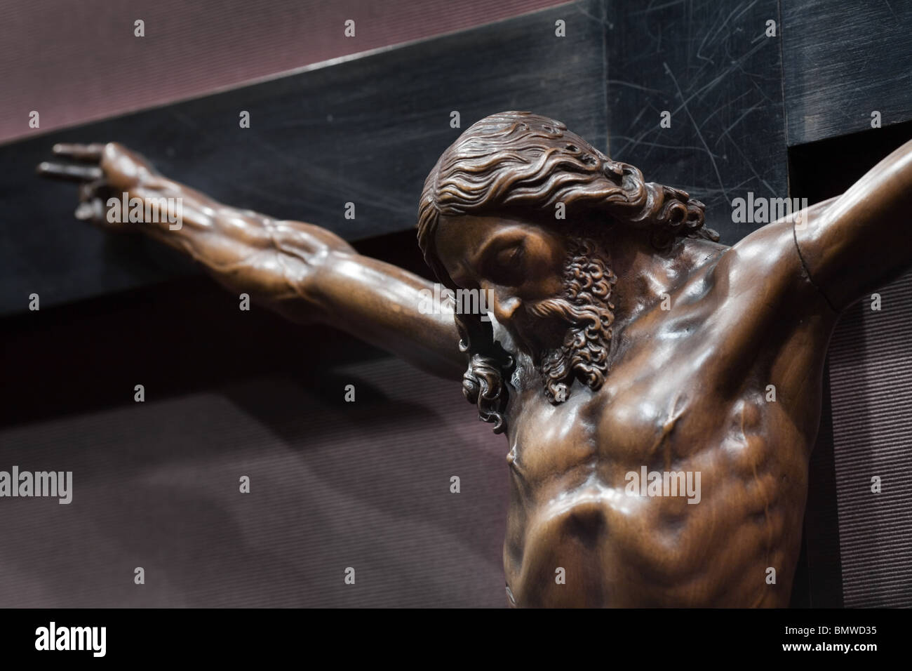 Crocifisso orizzontale in legno immagini e fotografie stock ad alta