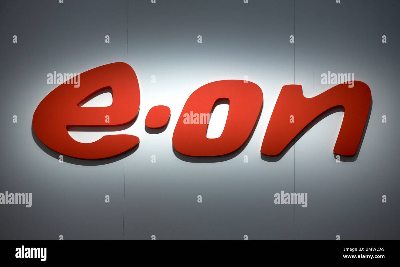 Logo della società di e.on AG Foto Stock