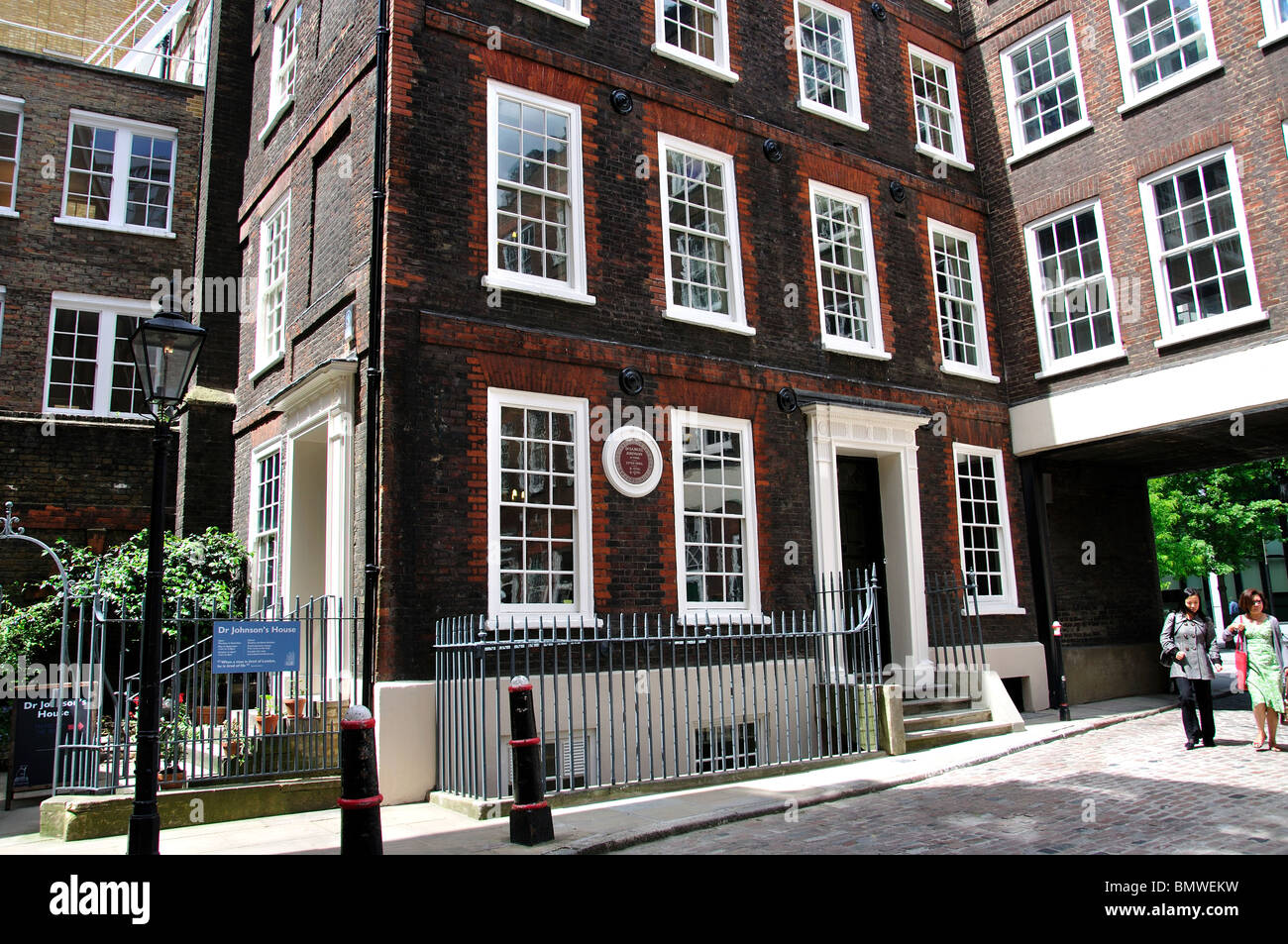 Dr Johnson's House, Gough Square, City of London, Greater London, England, Regno Unito Foto Stock