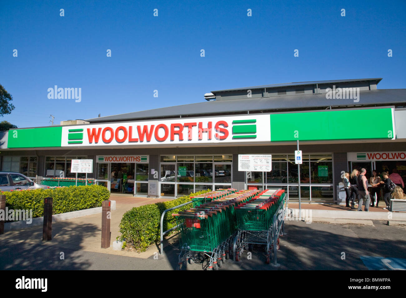 Woolworths australiana di catena di supermercati, in avalon,Sydney , Australia Foto Stock