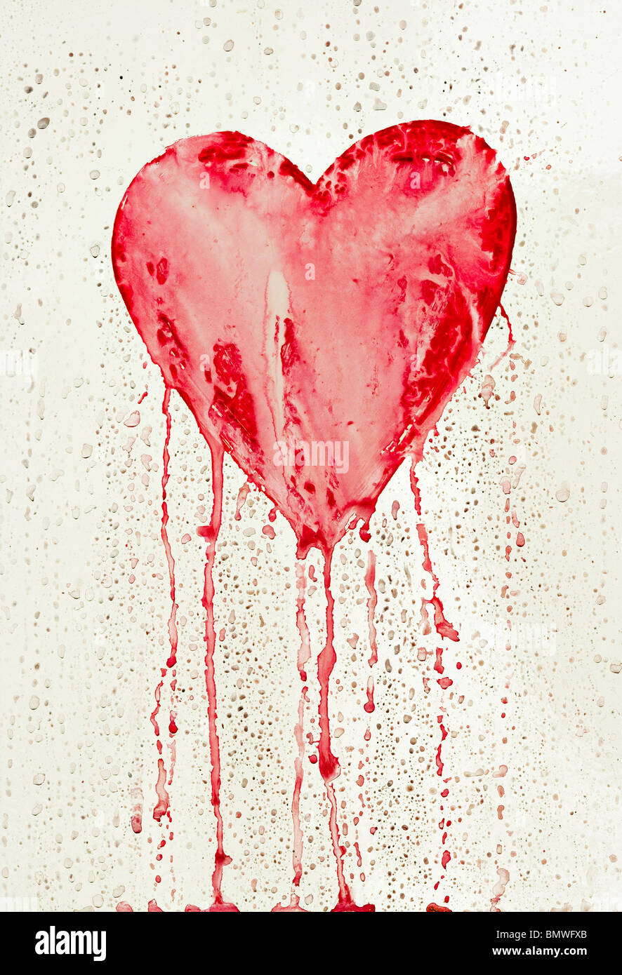 Lo spurgo del cuore - simbolo di amore Foto Stock